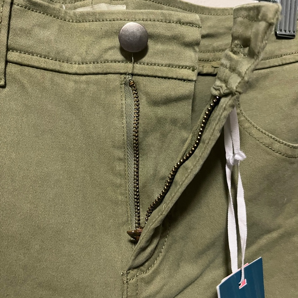 NWT Market & Spruce relaxed skinny stretch pants, green women’s sz 4 & 6 petite - Picture 5 of 16